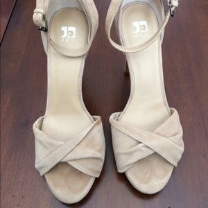 New Tried On Joes Jeans Suede Ankle Heels 8.5
